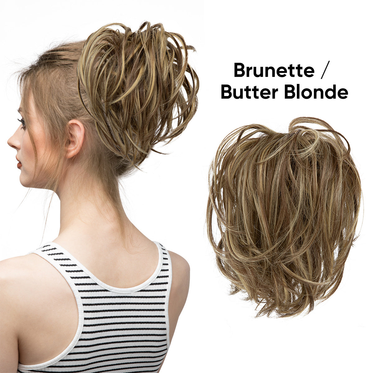 Women's Fluffy Curly Wig Hair Ring Elastic Rubber Band Hair Accessory