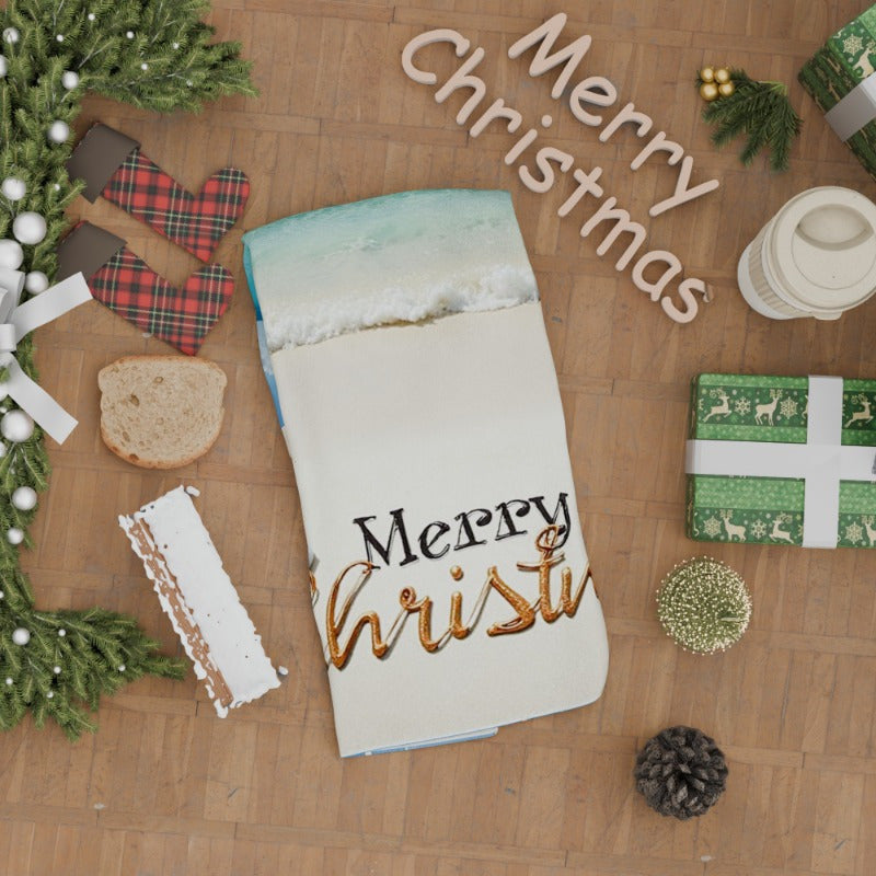 Decoración navideña de invierno Soft Merry Christmas 18x66cm colgante de pared para vacaciones
