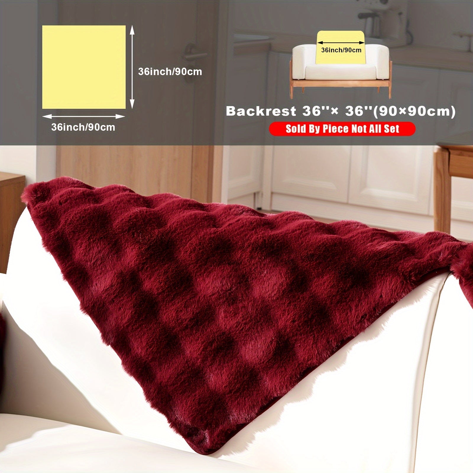 Накидка на диван из флиса для 2-4 местных диванов в 8 цветах, моющаяся в машине, дружелюбная к питомцам, современный дизайн