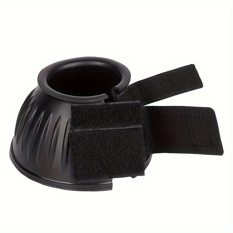 Лошадиные резиновые колокольчики с защитой от ударов и трения, легкой застежкой на крючок и петлю