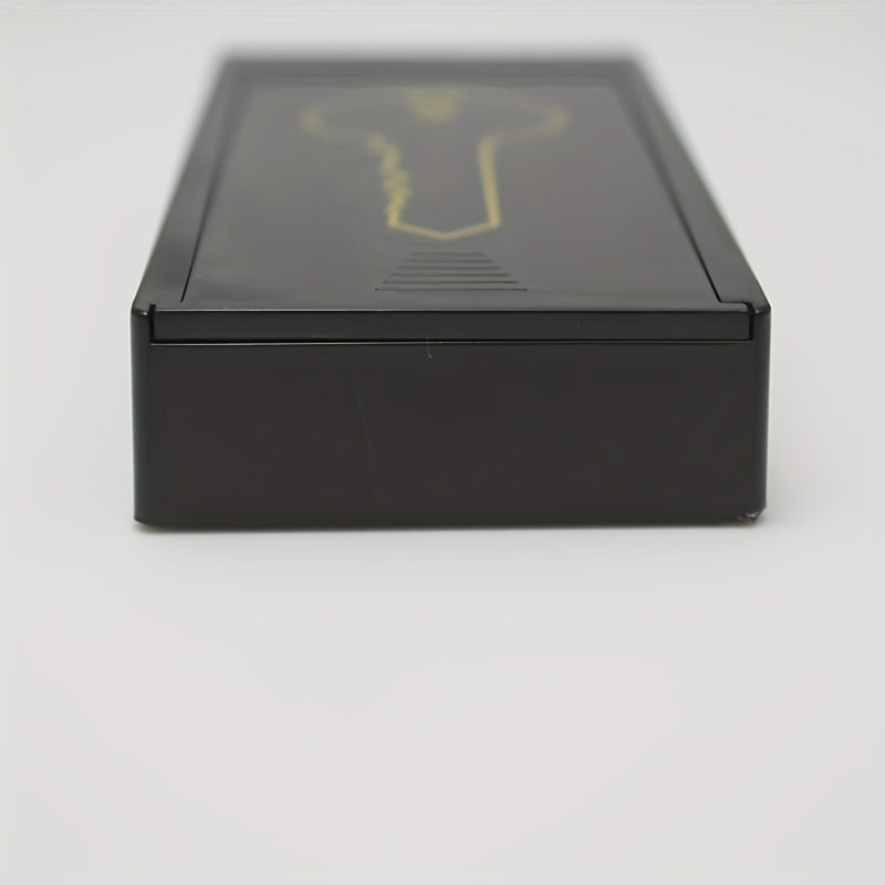 Magnetic Key Holder Black Gold Car Key Box Anti-Loss Scratch-Resistant