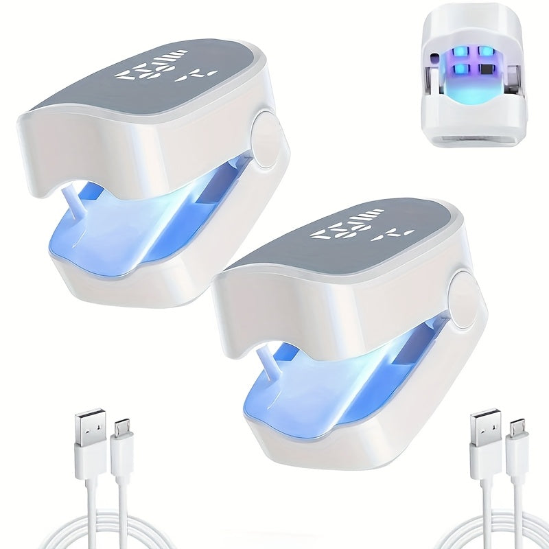 Limpiador portátil de LED para hongos en las uñas, recargable por USB, de bajo voltaje, fácil de usar