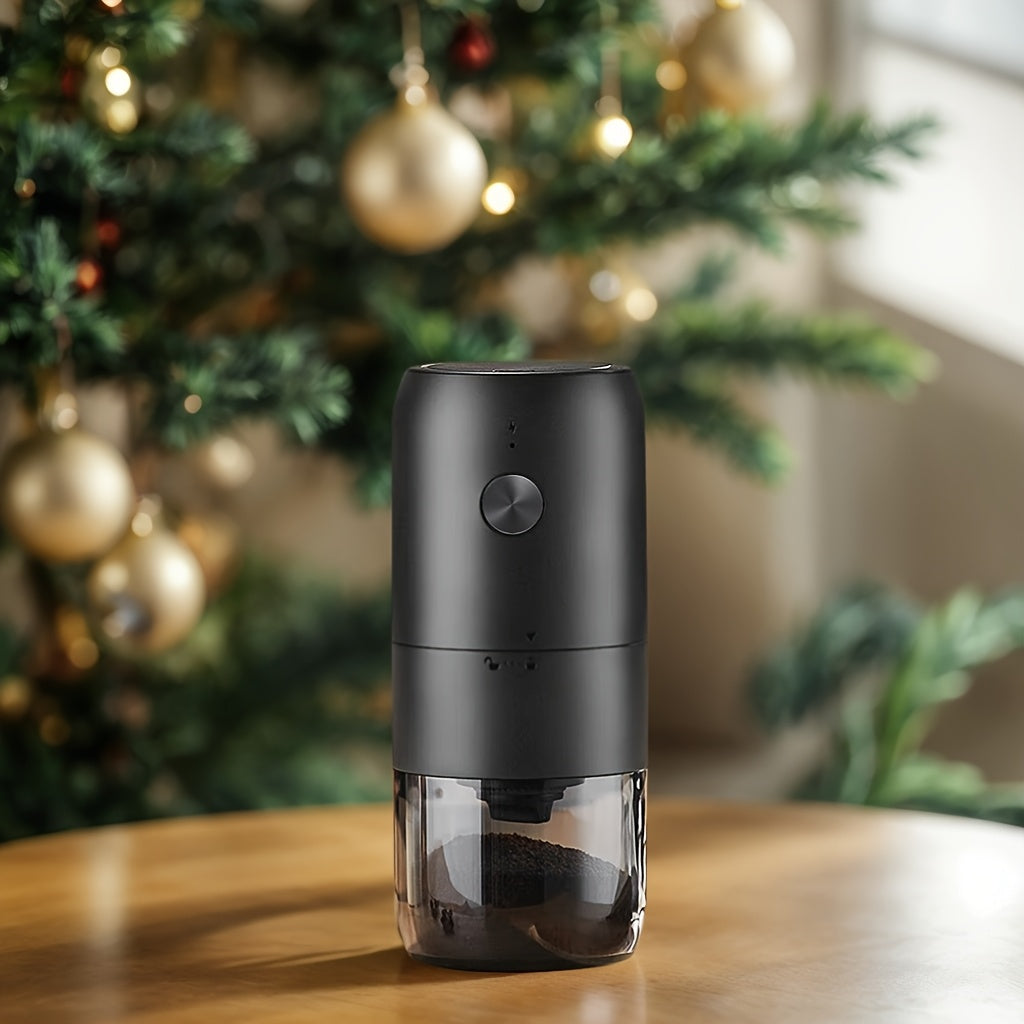 Molinillo de café eléctrico USB ajustable en grosor de molienda para hogar, viaje, camping, oficina duradero ABS