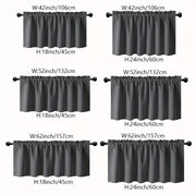 Blackout Heat Insulation Curtain Rod for Kitchen Living Room Bedroom Home Decor