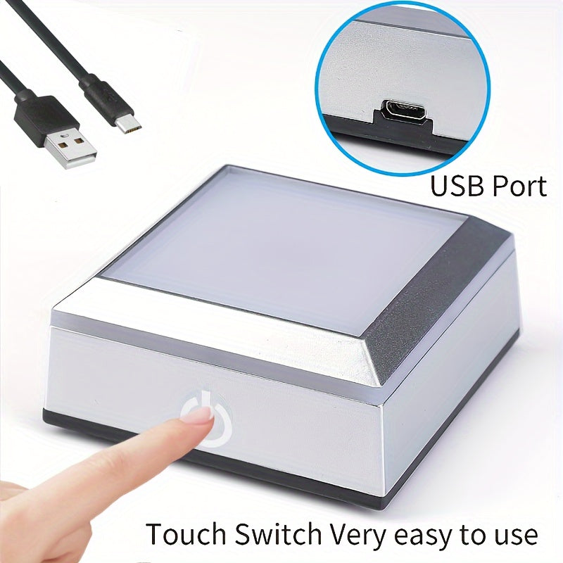 3D Cross Crystal LED Night Light for Christian Home Decor and Gifts for Women and Men