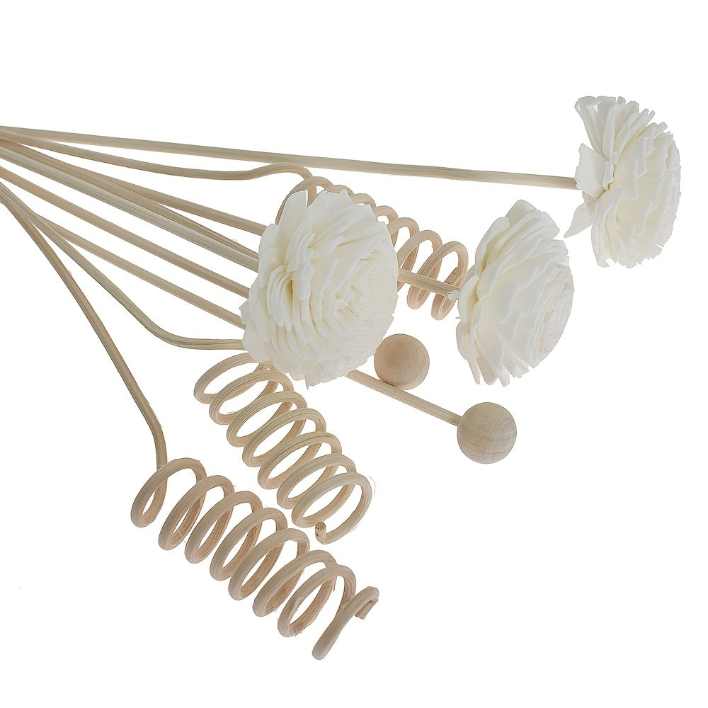 Reed Diffuser Set 9 Pieces Home Decor Scented Aromatherapy
