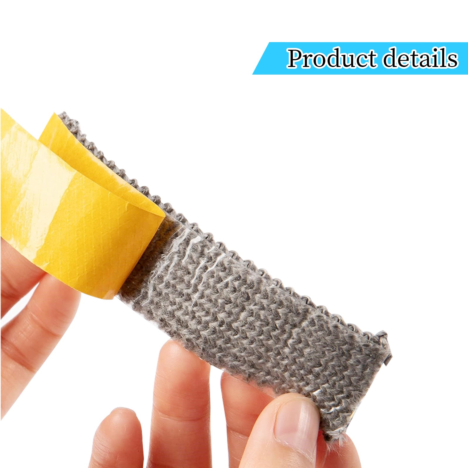 Flat Stove Rope Sealant Strip for Wood Burning Ovens Fireplaces 3mm x 10mm x 2m