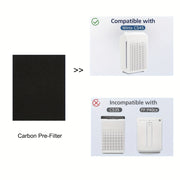 4-Piece Carbon Pre-Filters for Air Purifier Compatible with Winix C545 Durable Polypropylene