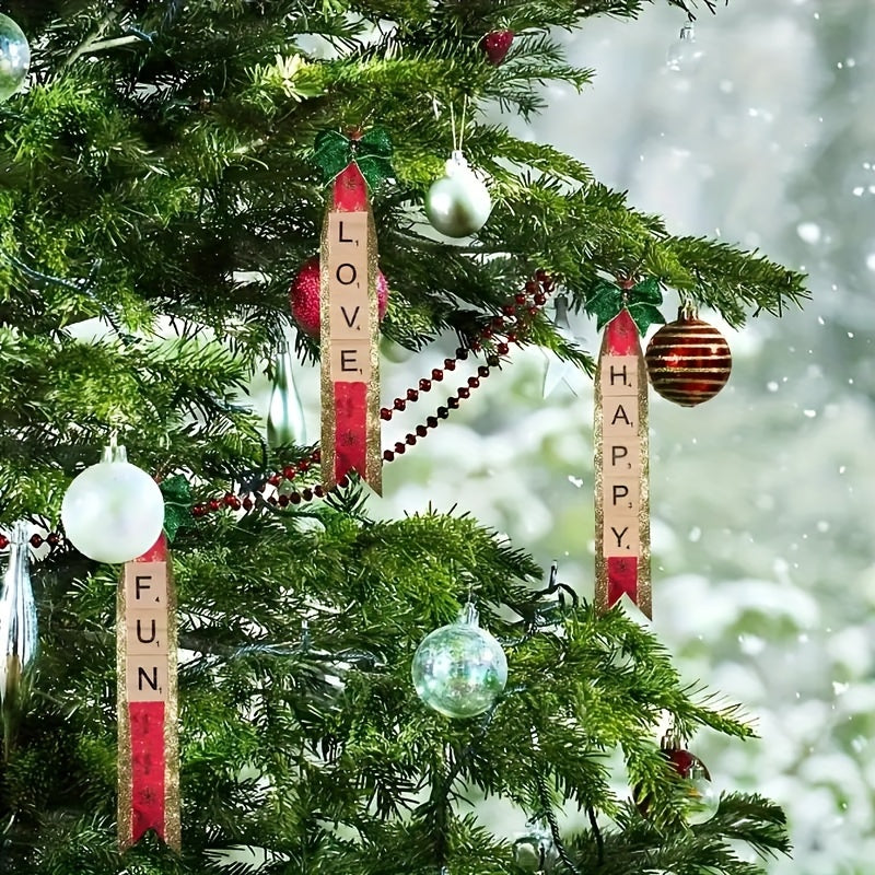 Wooden Letter Tiles Set 52/100/200 Pieces for Crafting Word Games and Coasters