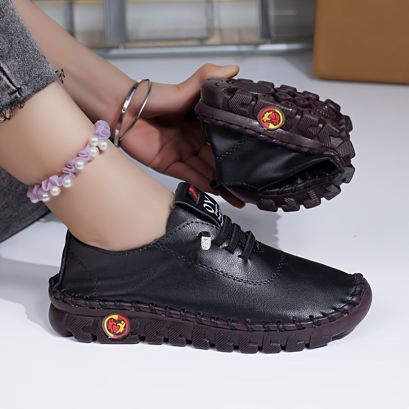 Women's Flat Sneakers Soft Sole Casual Walking Shoes Plus Size