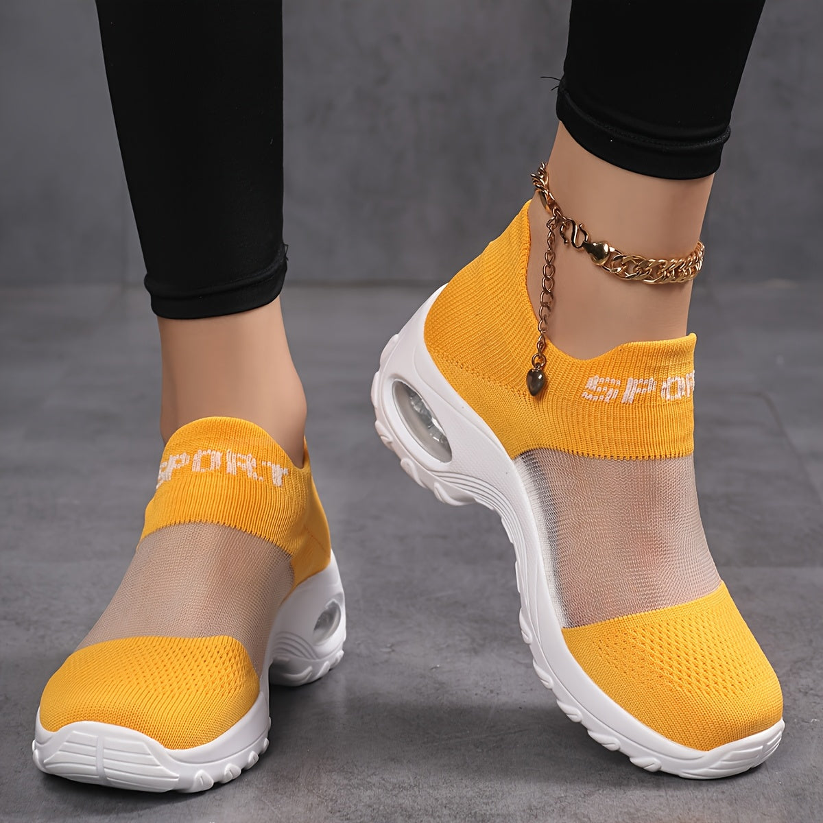 Women’s Slip-On Sneakers White Casual Comfortable Flat Shoes EU 35-42