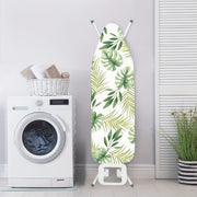 Spring Summer Ironing Board Cover Set with Palm Tree and Monstera Leaves High-Temperature Resistant Replacement Cloth