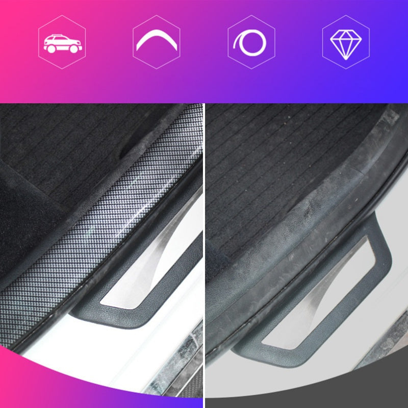 Universal 5D Carbon Fiber Protective Film for Car Door Edges and Mirrors