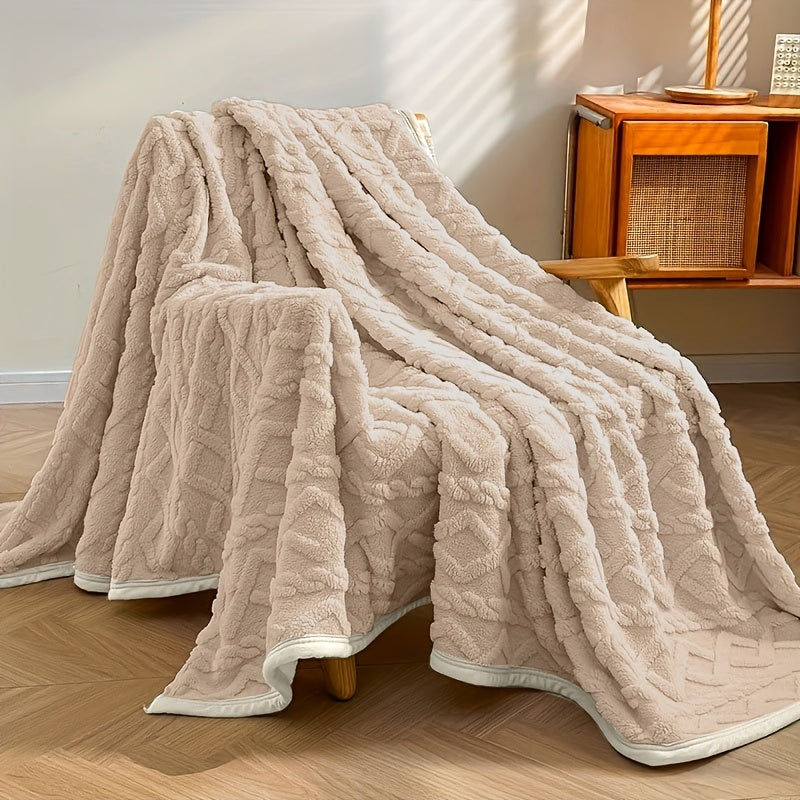 Soft Fleece Throw Blanket for Couch Bed or Chair Cozy Warm Winter Use
