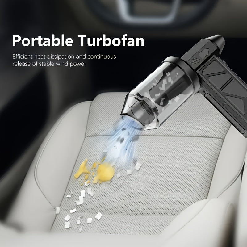 Multi-Function Portable Fan with USB Rechargeable Turbo Mode and Built-in Light