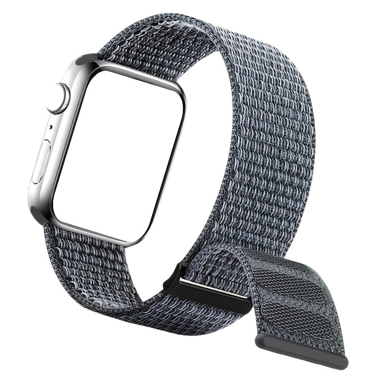 Havo o'tkazuvchi Naylon sport soat bandi, sozlanadigan, Apple Watch Series 38mm 49mm bilan mos keladi