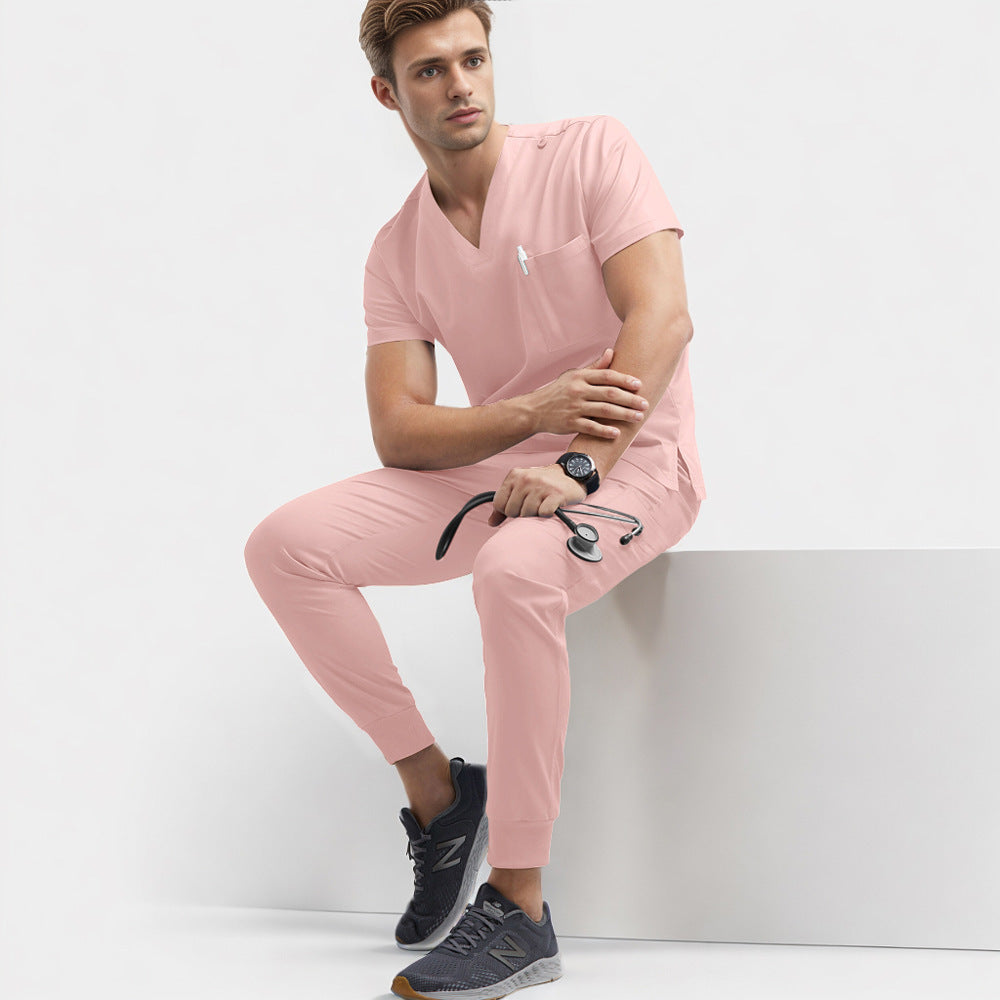 Yozgi ingichka uslubdagi shifokor formasi, ayollar uchun katta o'lchamdagi qo'l bilan yuviladigan umumiy kiyimlar, quruq yugurish uchun.