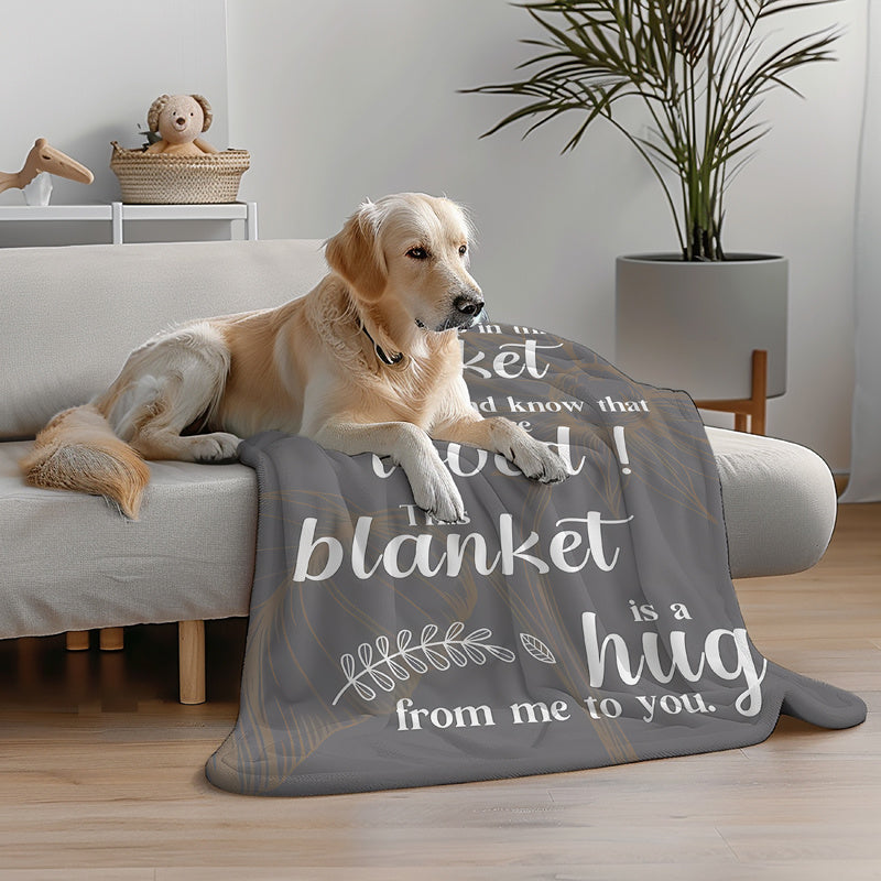 Soft Flannel Blanket for Recovery Cozy Throw for Bed Sofa Camping