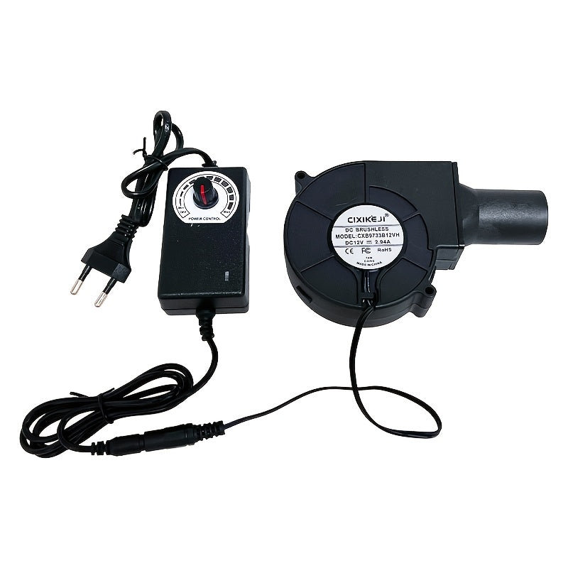 Mos funksiyali olovli pech uchun sozlanadigan tezlikdagi ventilyator, yog'och uchun barbekyu, chiqindi yog' fan