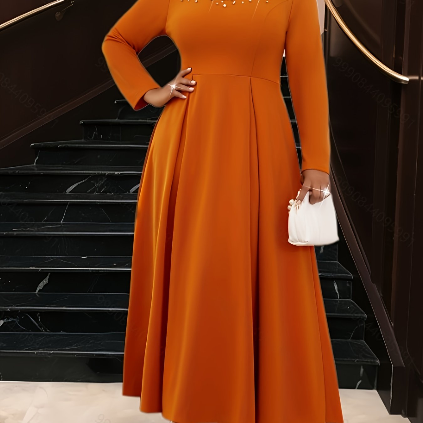 Women's Evening A-Line Gown Long Dress for Parties and Festive Events