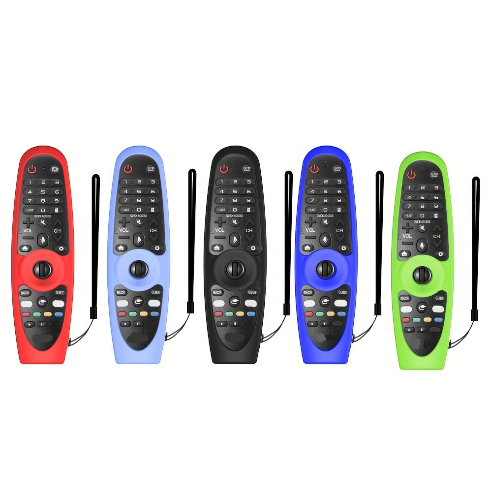 Funda de silicona para control remoto para AN-MR600 AN-MR650 AN-MR18BA AN-MR19BA AN-MR20GA a prueba de caídas con cordón