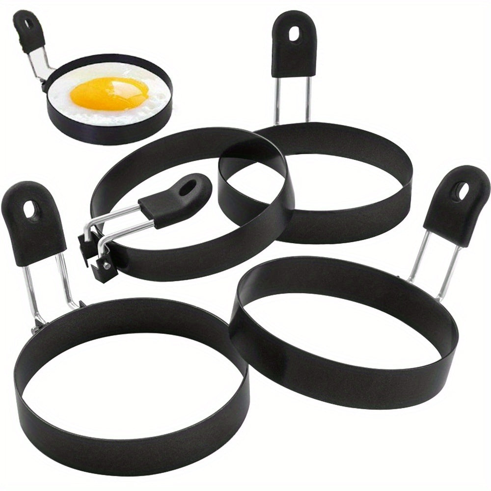 Molde de anillo para huevos de acero inoxidable para huevos redondos y panqueques, utensilio de cocina antiadherente