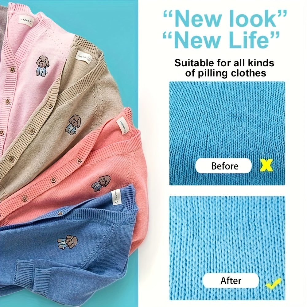 Mini Fabric Shaver for Polyester Portable Battery-Operated Travel and Home Use