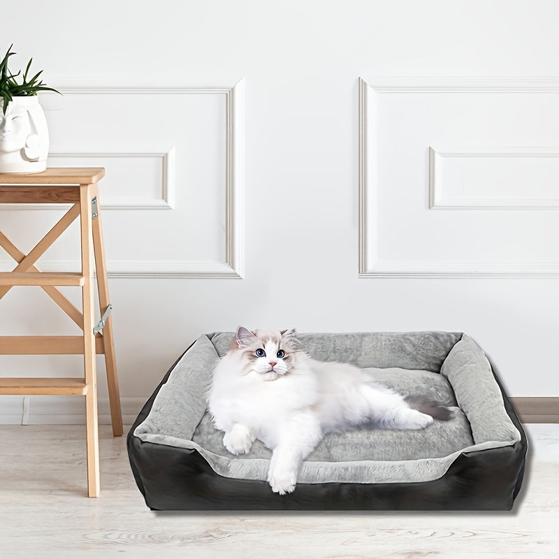 Dog Nest Bed for Small and Large Dogs Oxford Cloth All-Season Cozy Pet Mat