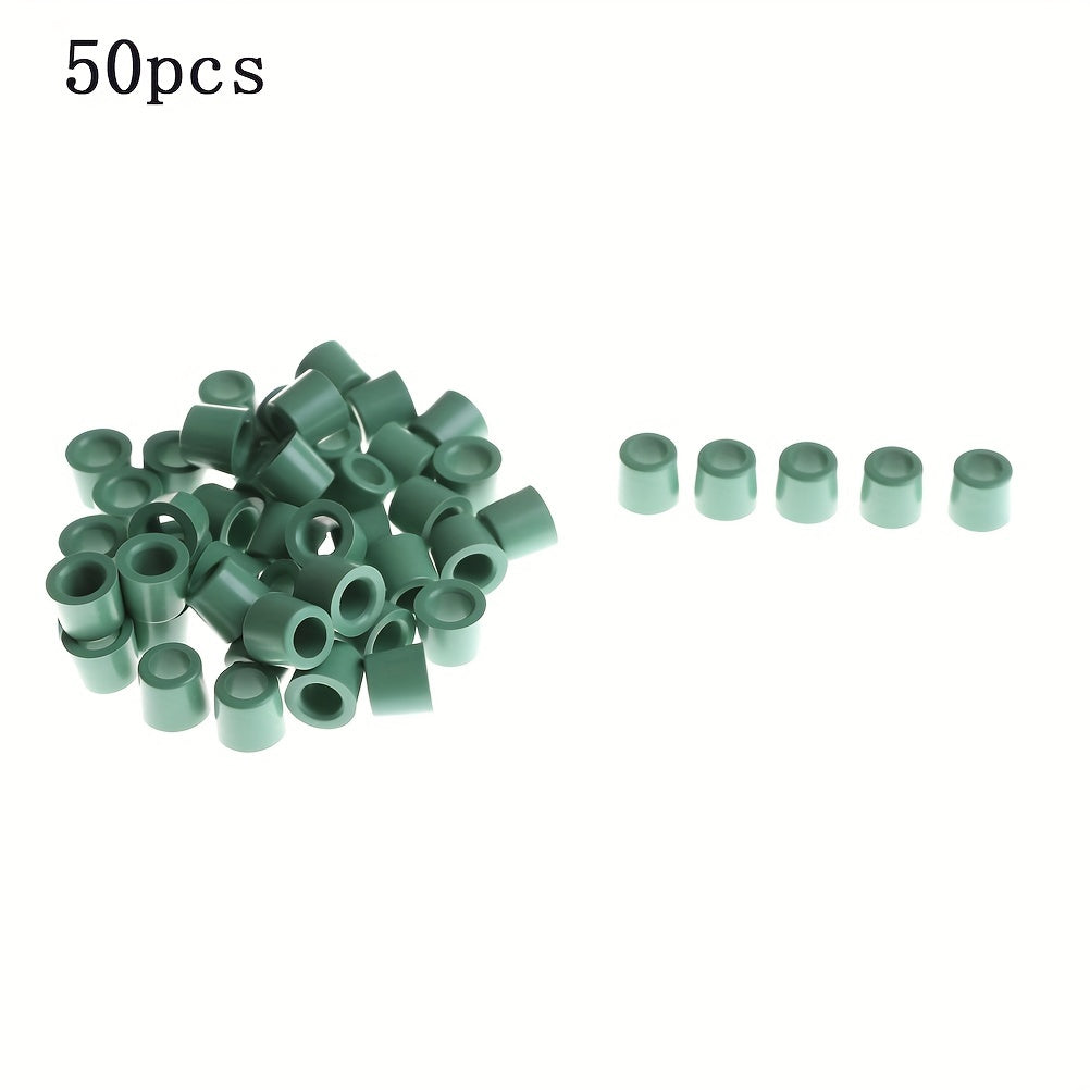 Set of 50 Green Rubber Air Conditioning Pipe Seal Rings