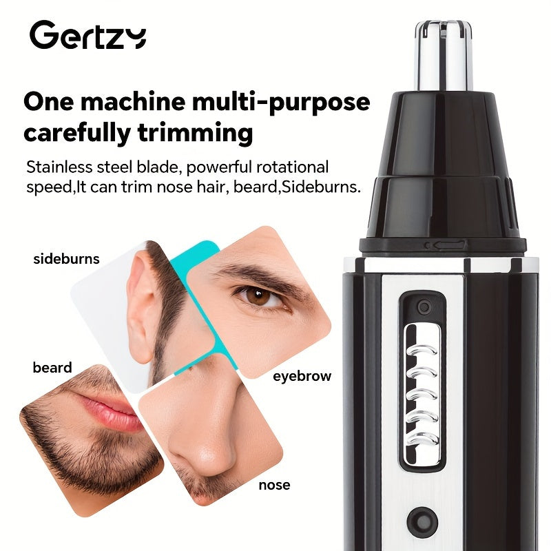 4-in-1 Rechargeable Electric Trimmer for Men and Women Nose Beard Eyebrow Sideburns