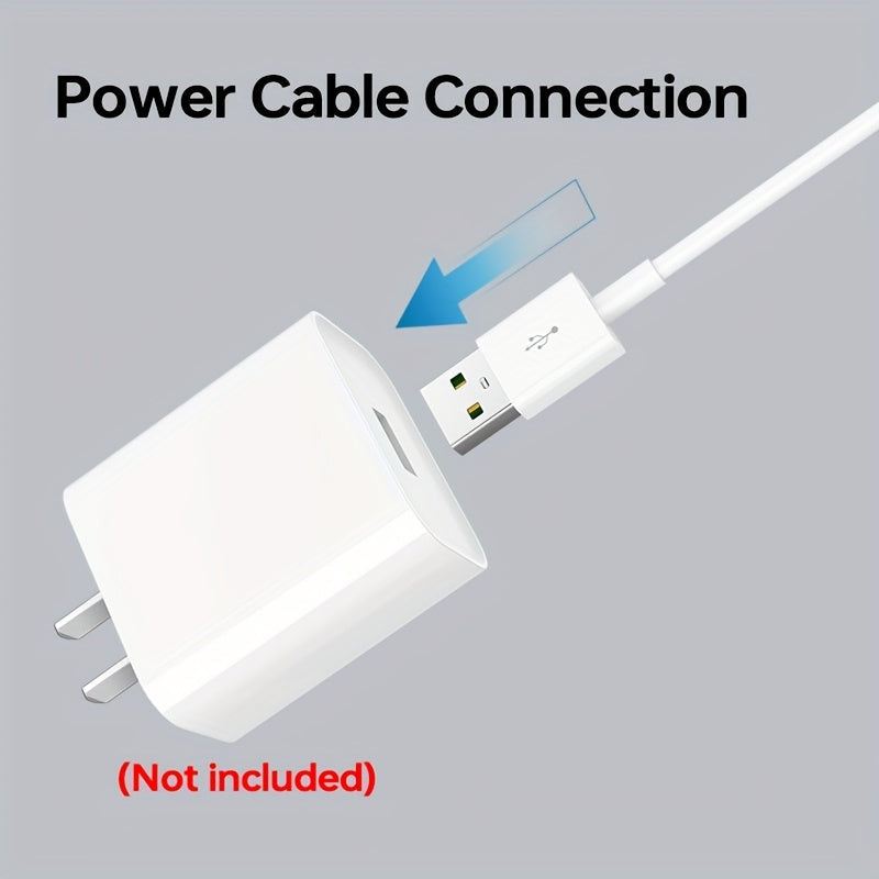 3MP HD Indoor Wireless Security Camera Night Vision Motion Detection Two-Way Audio USB Power Wi-Fi App Control