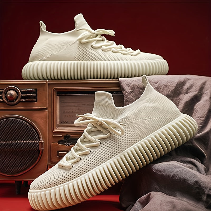 Zapatos slip-on verdes oliva para hombre, tela transpirable, suela de EVA, para todas las estaciones