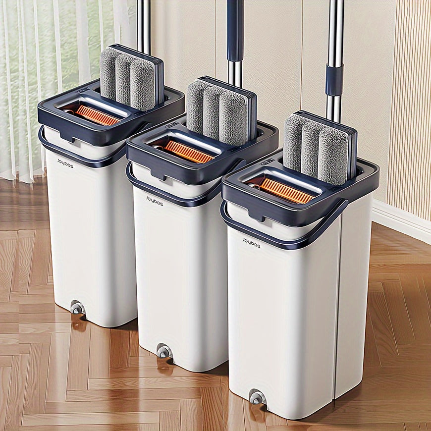 O'z-o'zini siqib chiqaradigan, bardoshli ABS, pol, devorlar, shisha uchun ko'p qirrali tekis mop va kashlak to'plami