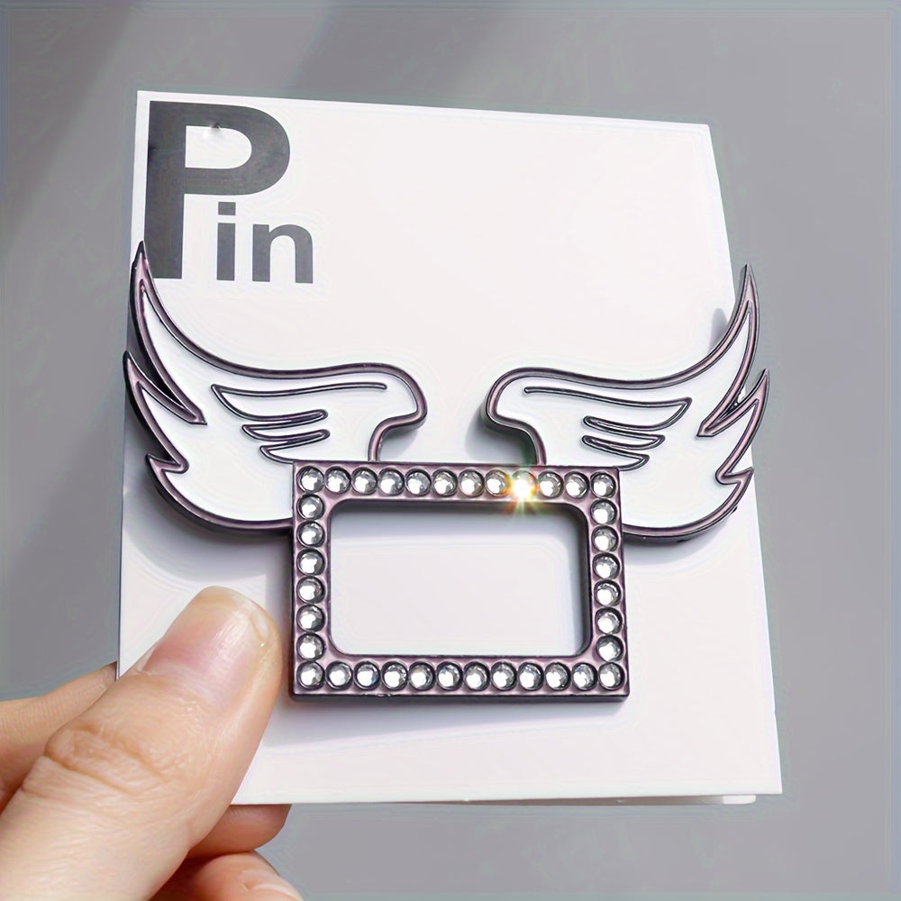 Квадратная брошь с кристаллами для бейсболки, унисекс, подарок для парня