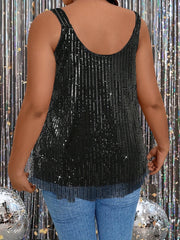 Plus Size Sequin Bralette Cross-border Underwear for Women