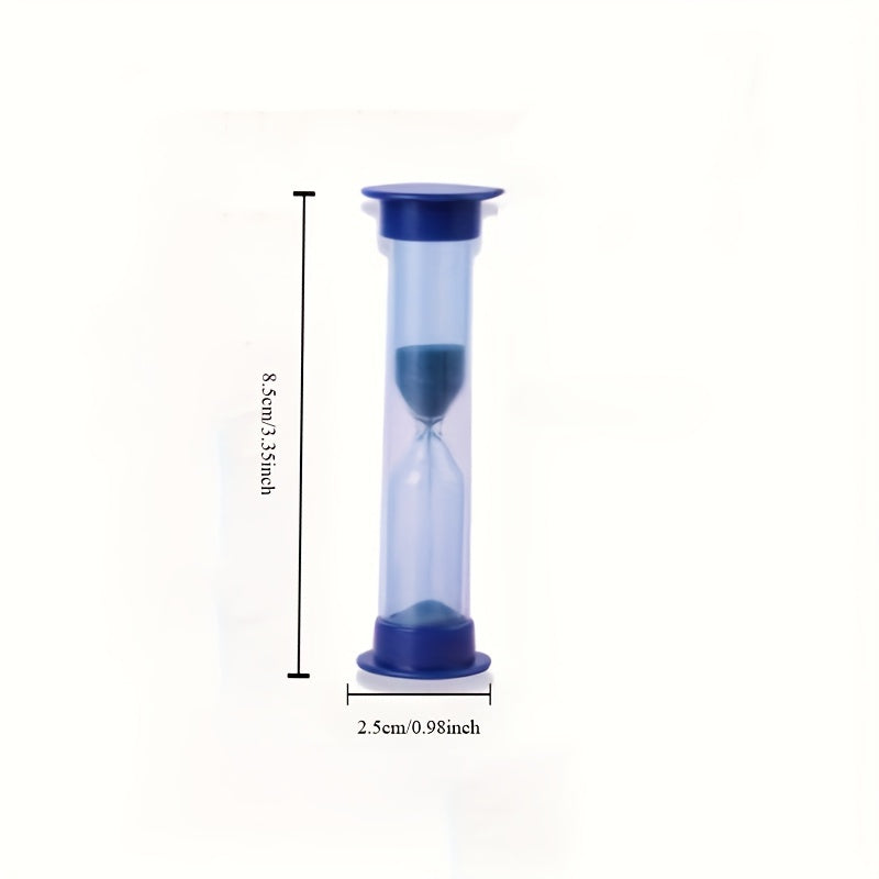 Set of 6 Small Colorful Sand Timers for Kitchen and Party Decor