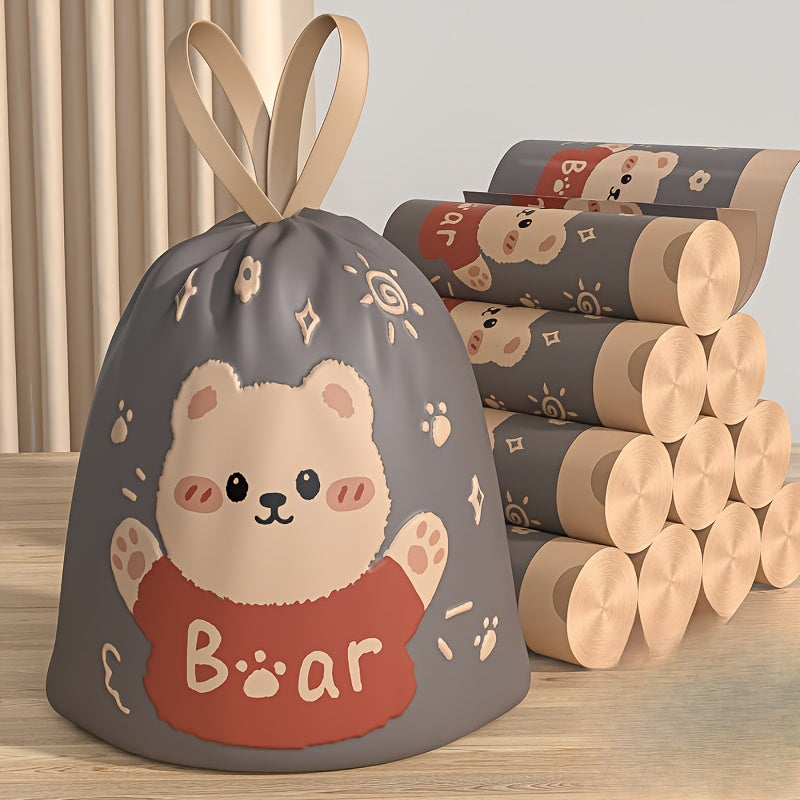 Qiziqarli ayiq va mushuk naqshlari bilan bir martalik chiqindi sumkalari - oshxona, yotoqxona, yashash xonasi va talabalar yotoqxonasini tozalash uchun ideal. To'plam 45 dona o'z ichiga oladi.