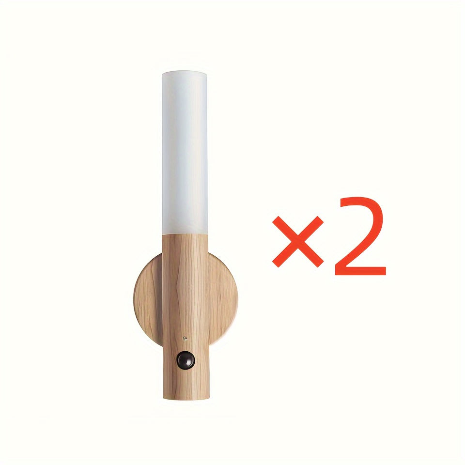 Rechargeable Human Body Induction Night Light with LED, Wall Mount, USB