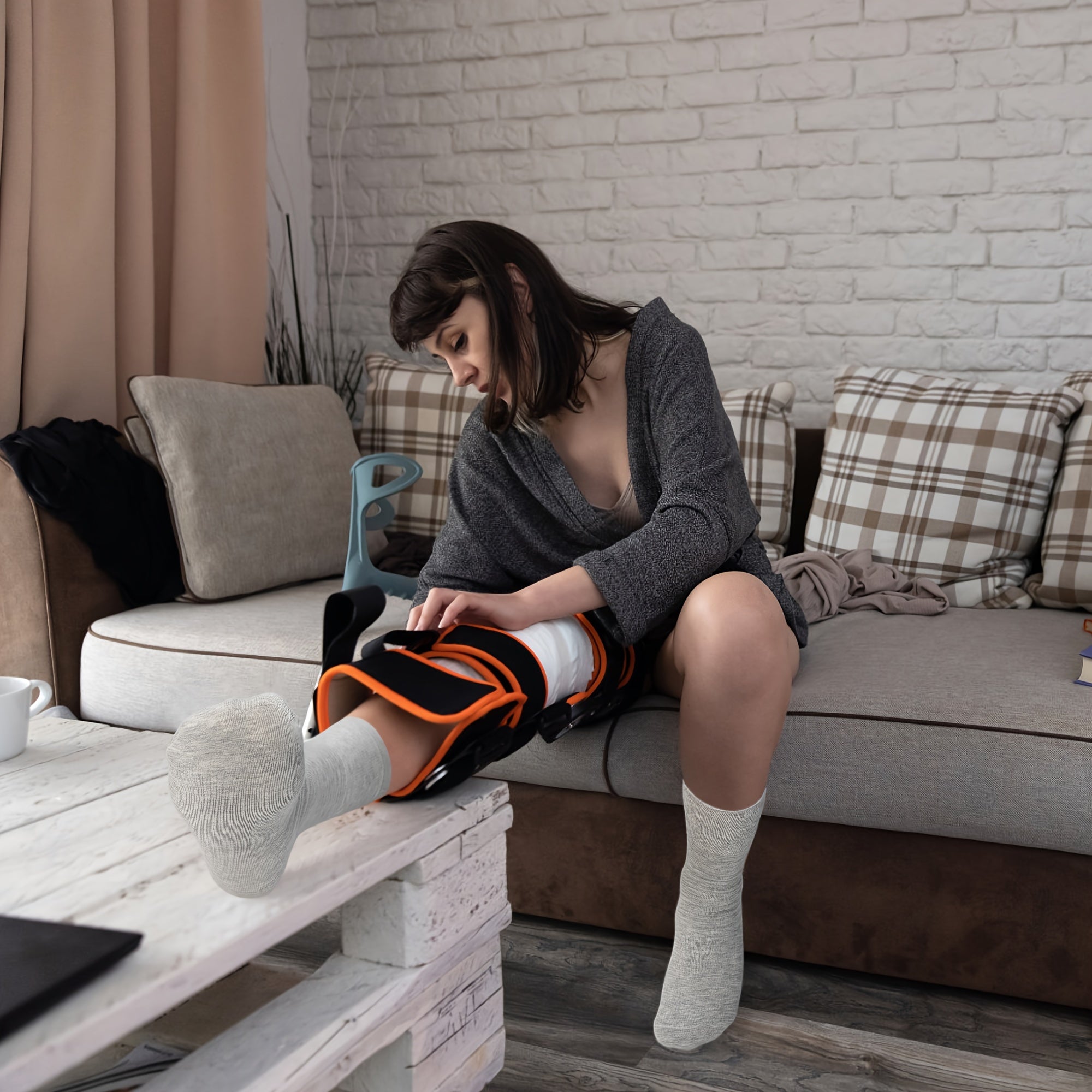 6-Pack Breathable Cotton Polyester Diabetic Socks Odor-Free Machine Washable