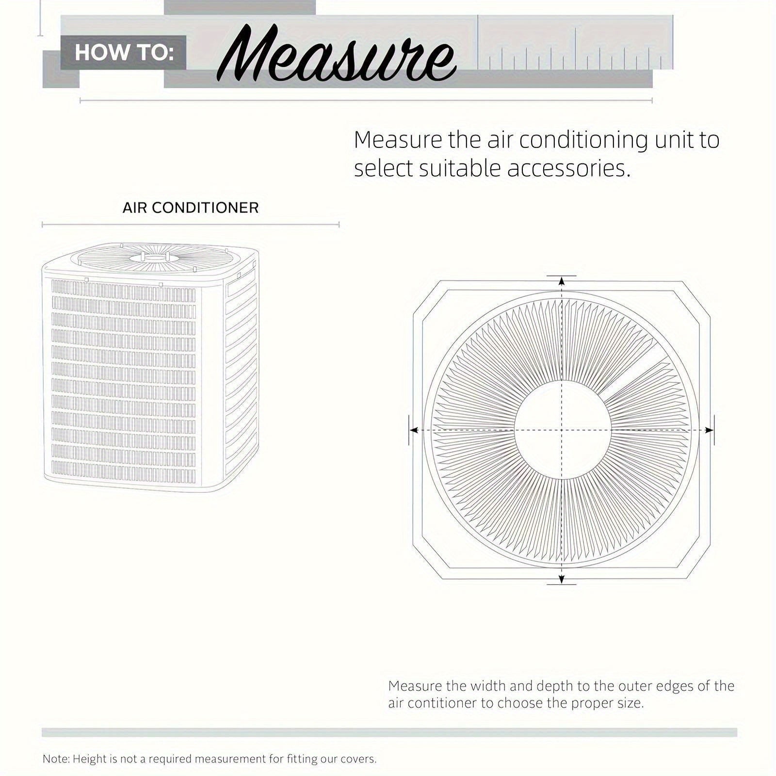 Heavy-Duty Grey Mesh Cover for Outdoor Square Air Conditioner Unit All-Season Durability