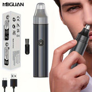 Rechargeable USB Ear and Nose Trimmer for Men and Women Painless Facial Hair Removal
