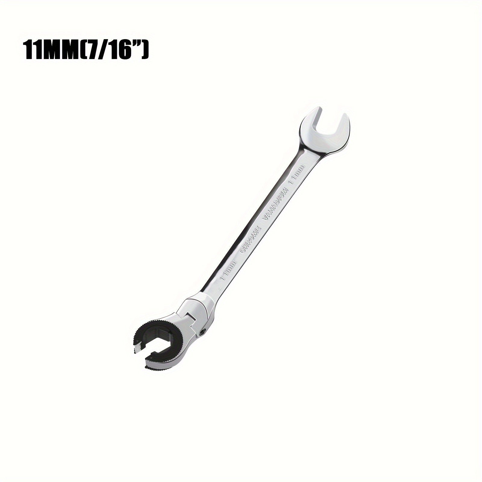 Ratchet kaliti to'plami Avtomobil tormoz, yonilg'i quvuri uchun ochiq-oydin, moslashuvchan bosh, 72 tish