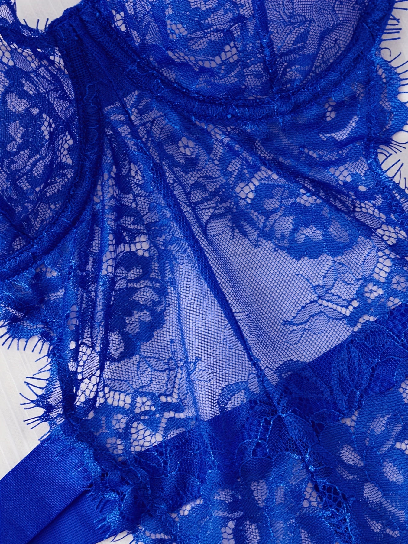 Women's Lace Teddy with Cross Straps Backless Semi-Sheer Sexy Lingerie