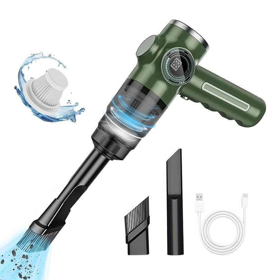Mini Handheld Vacuum Cleaner 3-in-1 USB Rechargeable Car Office Home