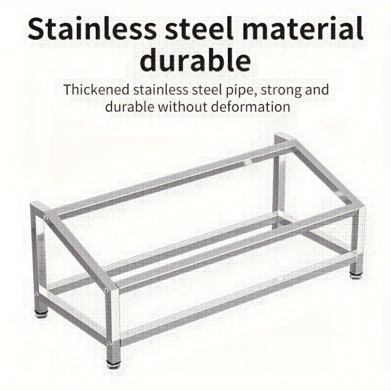 3-Compartment Stainless Steel Spice Organizer with Condiment Containers for Kitchen and Restaurant