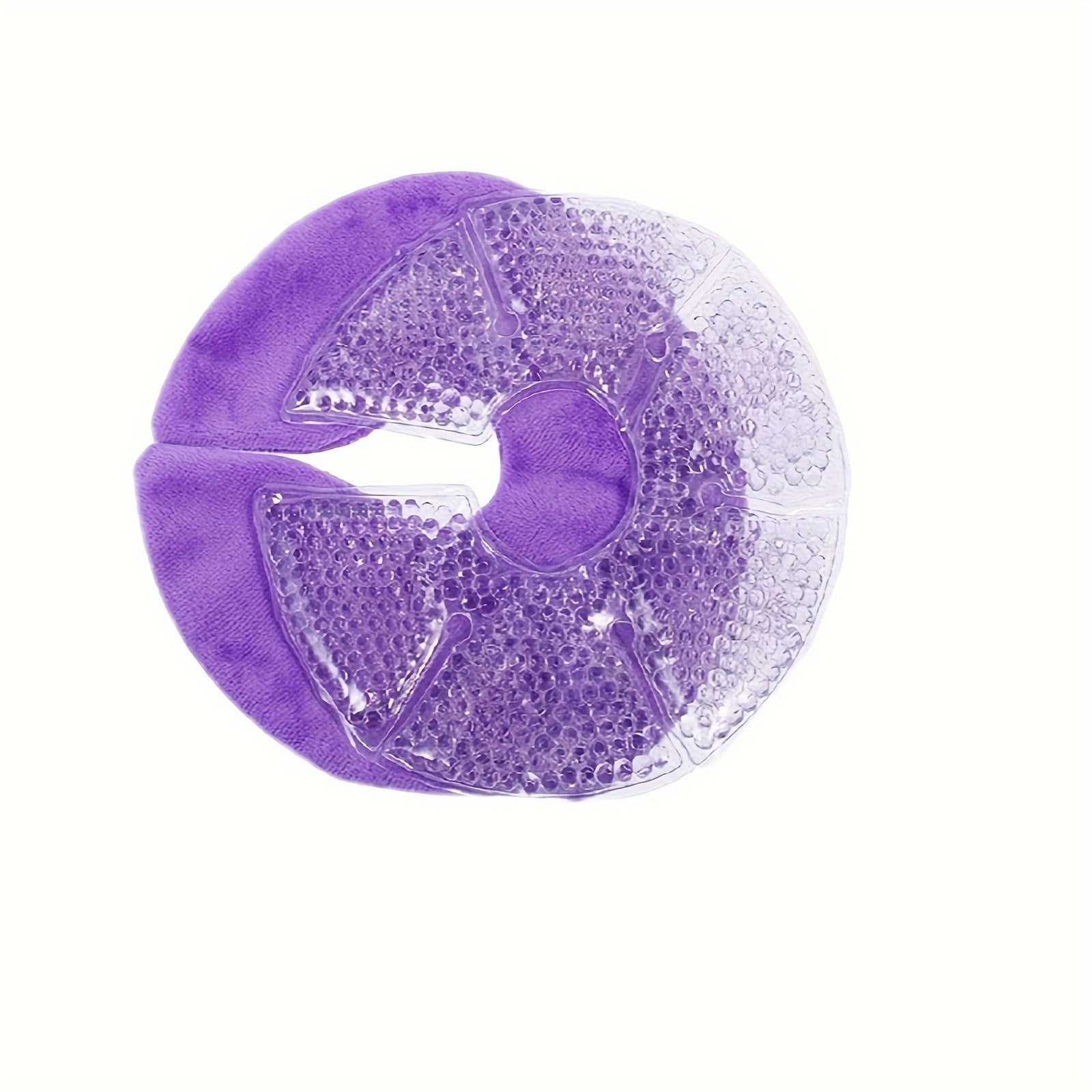 Bolsa de terapia para senos portátil y plegable para madres lactantes, calor y frío, alivio del dolor con funda suave