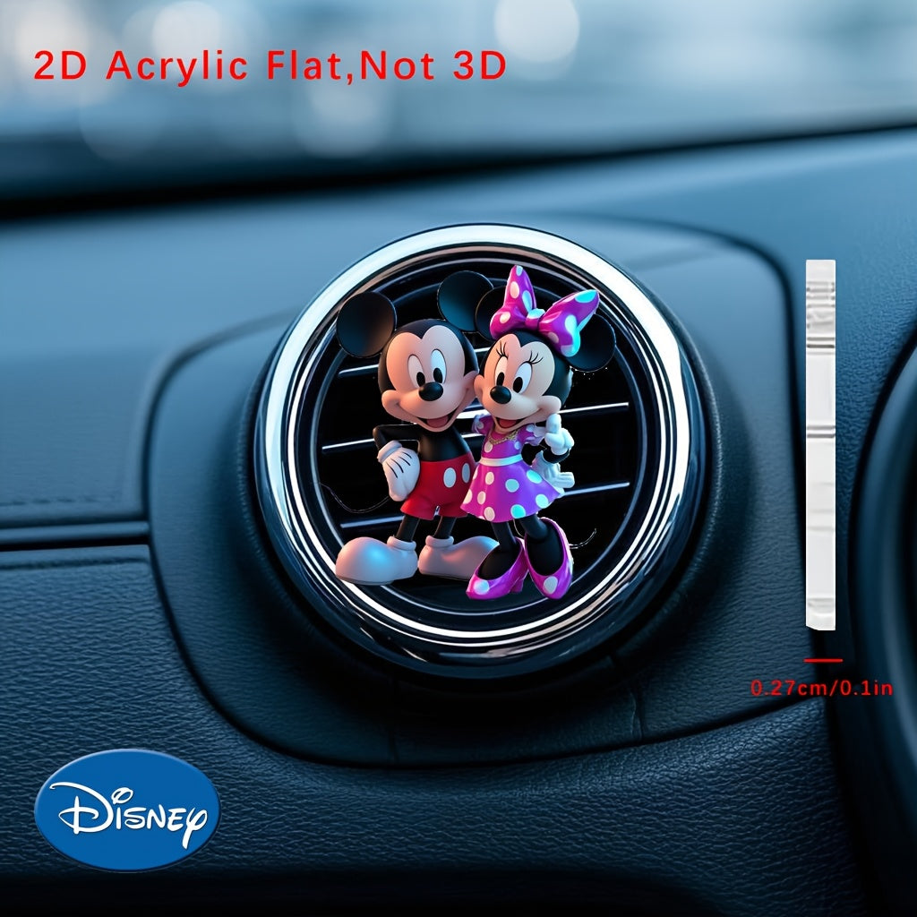 Uniseks plastik 2D tekis avtomobil hidi bilan Disney personajlari