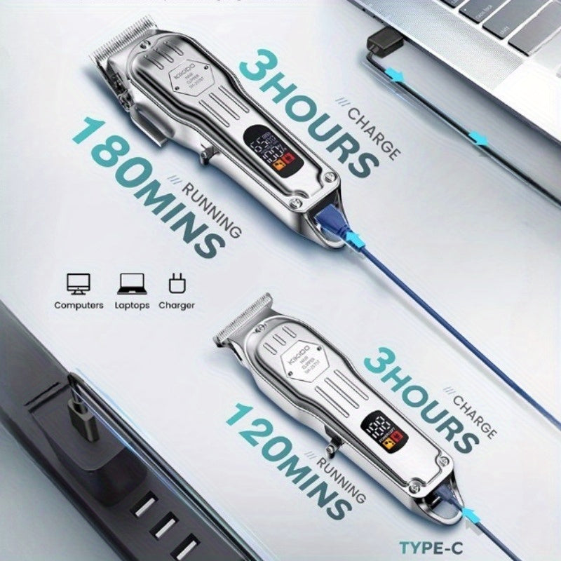 Set de cortapelos para corte de cabello masculino, diseño original