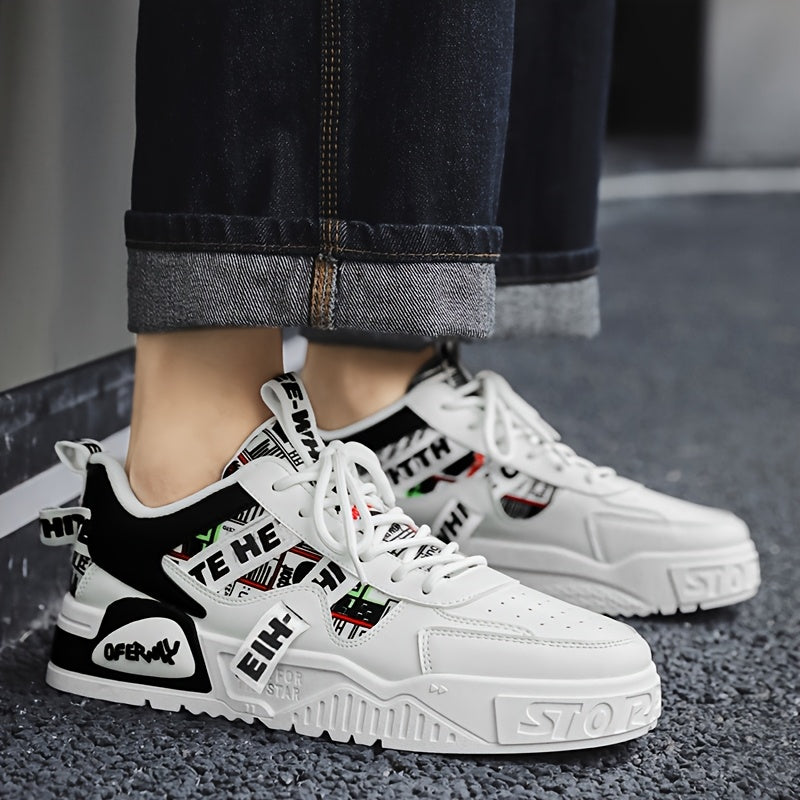 Men's Large Size Casual Sneakers Breathable Shock-Absorbing Anti-Slip Low Top