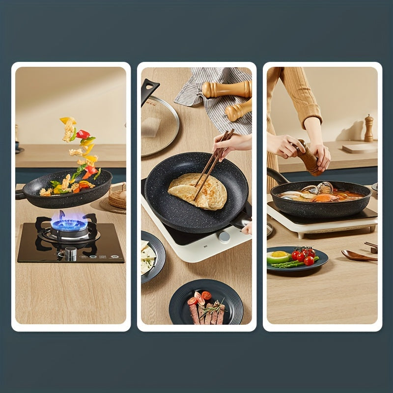Nonstick Frying Pan 24cm 25cm 28cm 30cm Heat-Resistant Handle PFOA-Free Induction Compatible